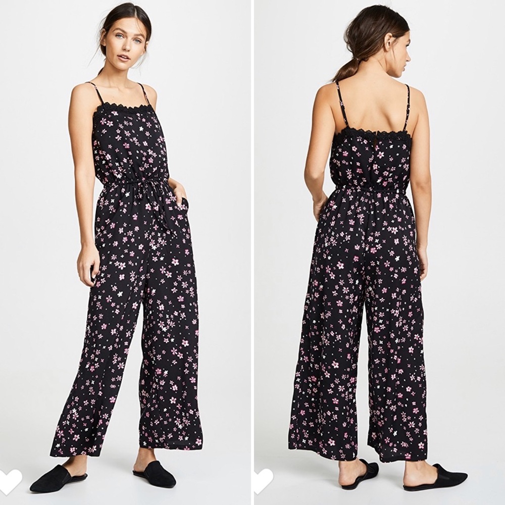 Cupcakes & Cashmere Floral Vickie Jumpsuit